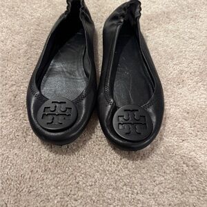 Tory Burch Black Leather flats